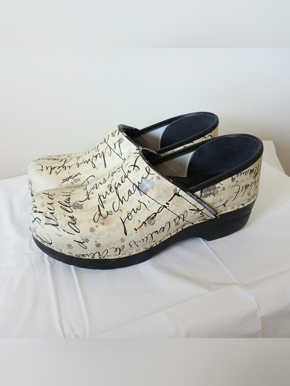 Dansko Professional French Script Clogs Size 40